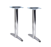 Twin Chrome Base Tables
