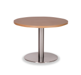 Round Stainless Base Coffee Height Tables