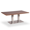 Round Stainless Base Dining Height Tables